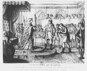 La imparcialidad de Luis IX de Pierre Charles Coqueret